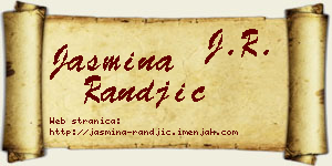 Jasmina Ranđić vizit kartica